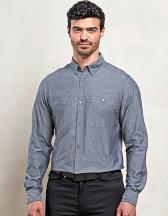 Men´s Organic Chambray Fairtrade Long Sleeve Shirt 