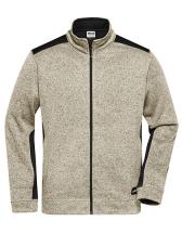 Men´s Knitted Workwear Fleece Jacket -STRONG- 