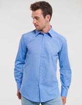 Men´s Long Sleeve Tailored Polycotton Poplin Shirt 