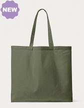 Organic Canvas Carrier Bag Medium Long Handle London 02 
