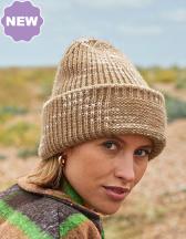 Chunky Knitted Patch Beanie 