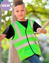 Childrens Safety Vest Esbjerg - 4 Reflective Stripes 