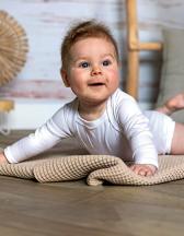 Long Sleeve Baby Bodysuit Polyester 