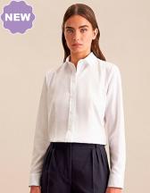 Women´s Blouse Slim Fit Fine Twill Longsleeve 