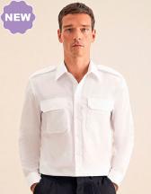 Men´s Pilot Shirt Regular Longsleeve 
