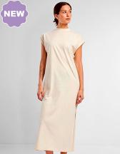Ladies Long Extended Shoulder Dress 
