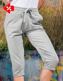 Ladies` Terry 3/4 Jogging Pants 