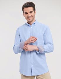 Men´s Long Sleeve Tailored Washed Oxford Shirt 