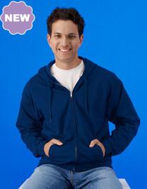 Softstyle® Midweight Fleece Adult Full Zip Hooded Sweatshirt 