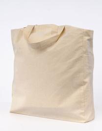 Cotton Bag Side Fold Short Handles 