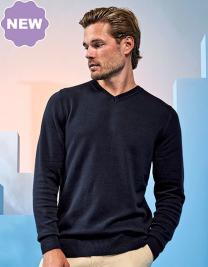 Men´s Cotton Blend V Neck Sweater 