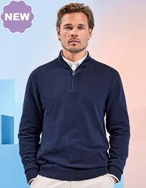 Men´s Cotton Blend 1/4 Zip Sweater 