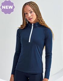 Women´s Long Sleeve Performance ¼ Zip 