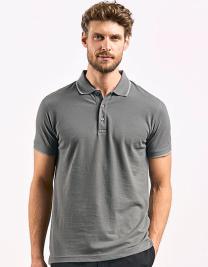 Unisex Polo Contrast Stripes 