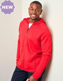 Lux Hooded Knitfleece Jacket 